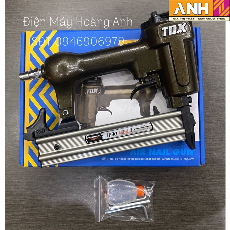 Súng bắn đinh gỗ F30 TOK,ICK dùng hơi-Hàng chính hãng