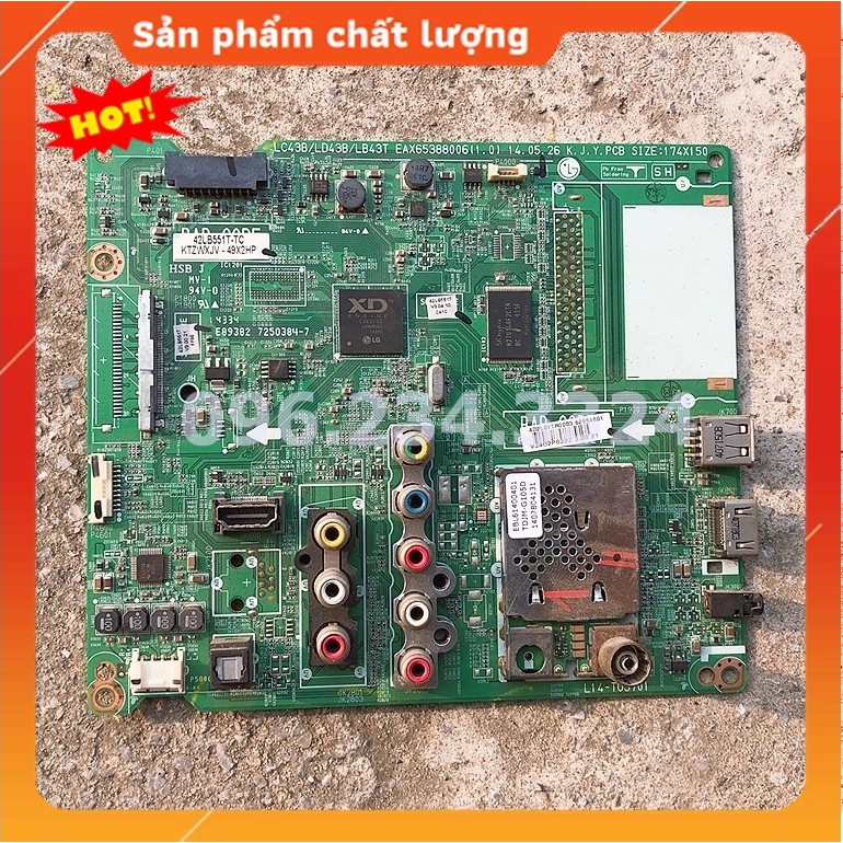 Bo mạch chính tivi 42lb5610 42lb551 tháo máy