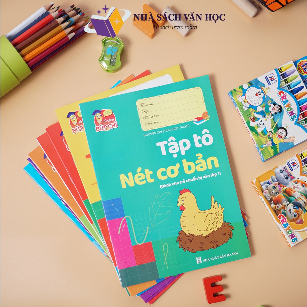 Sách - Combo 8 Cuốn Hành Trang Cho Bé Chuẩn Bị Vào Lớp 1 Và Gọt, Gôm, Bút Chì