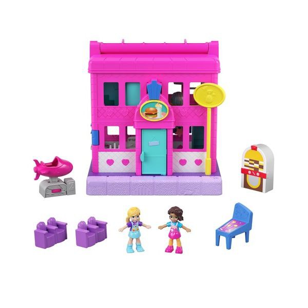 Đồ Chơi Polly Pocket Bộ phòng ăn sắc màu GGC30/GGC29