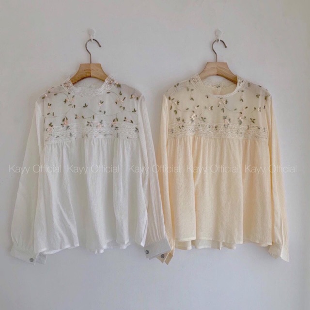 ÁO BABY DOLL ĐŨI ĐÍNH HOA MS12010