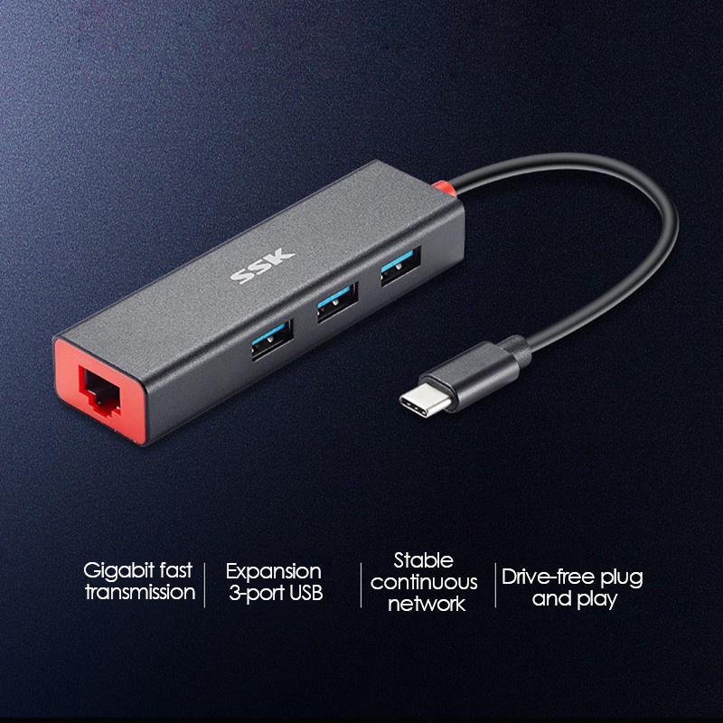 Đầu Chuyển Đổi Thẻ Mạng Đa Năng Usb 3.0 Hỗ Trợ Windows Xp / 7 / 8 / 10 Mac Os Linux Android4.0