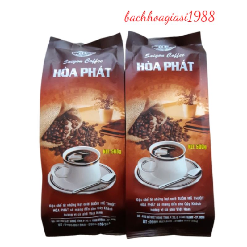 Now Ship - COMBO 2 Bịch Cà phê HÒA PHÁT Loại Đặc Biệt Nhà làm gói 500g