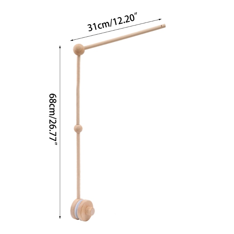 Giá Đỡ Đồ Chơi Di Động Treo Nôi Em Bé Xoay Được Tiện Lợi