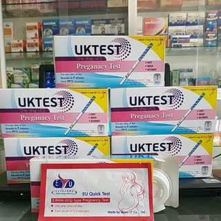 UKTEST  Preganacy Test - que thử thai, giúp phát hiện thai sớm và dễ dàng.