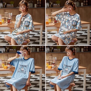 Váy Đầm Suông Cotton Doremon Doraemon