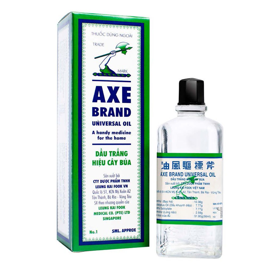 Dầu gió trắng hiệu cây búa Axe Brand Singapore