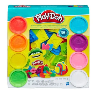 Đồ chơi đất nặn học chữ và số playdoh - đồ chơi thông minh