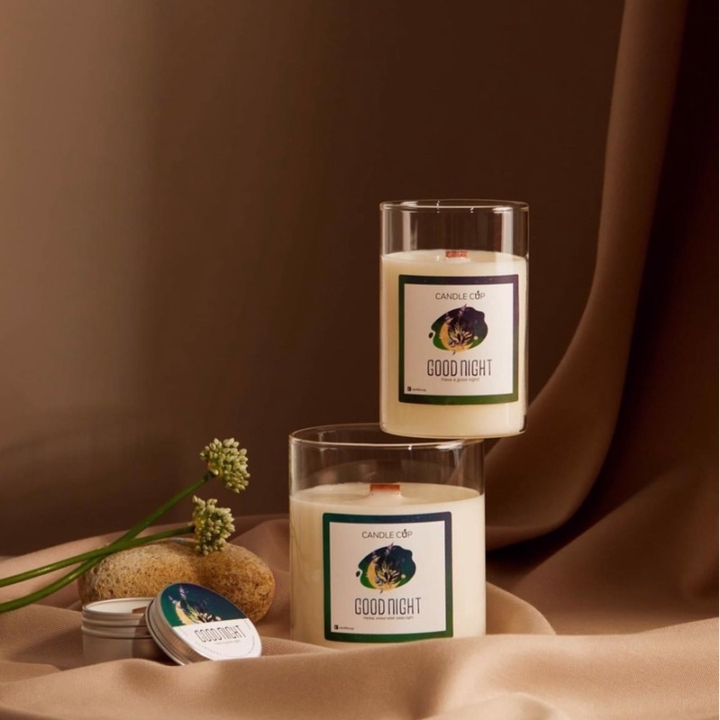 Nến thơm Candle Cup - Mùi GOODNIGHT - Nến thơm an toàn