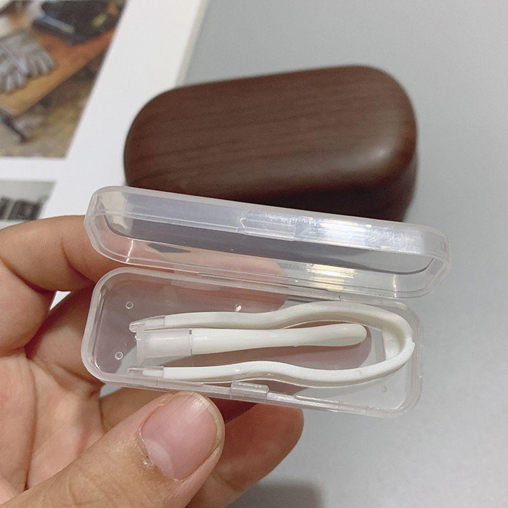 MXGOODS Hộp Đựng Kính Áp Tròng Bằng Da PU Chống Rò Rỉ Kèm Gương Tiện Dụng
