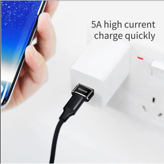 Đầu Chuyển Đổi Baseus Mini Usb Type C Sang USB Max 5A cho Điện thoại máy tính bảng/ Notebook