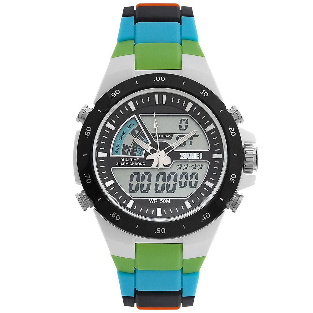 Đồng Hồ Nam Điện Tử Thể Thao Pin Nhật, Kháng Nước SKMEI - 1016CMGN - Hàng Chính Hãng