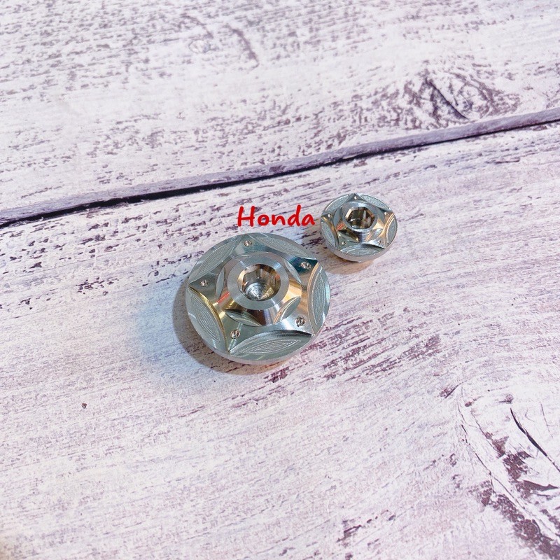 Bộ ốc mâm lửa inox Salaya 304 sáng bóng, không gỉ lắp cho dòng xe Honda Yamaha Suzuki