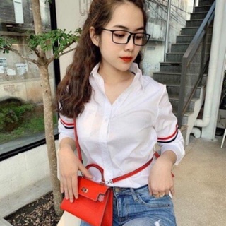 Km {sale sốc) áo sơ mi viền quốc dân hàng chọn