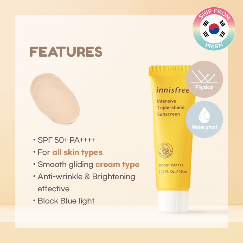 (Hàng Mới Về) Kem Chống Nắng Innisfree 10ml | BigBuy360 - bigbuy360.vn