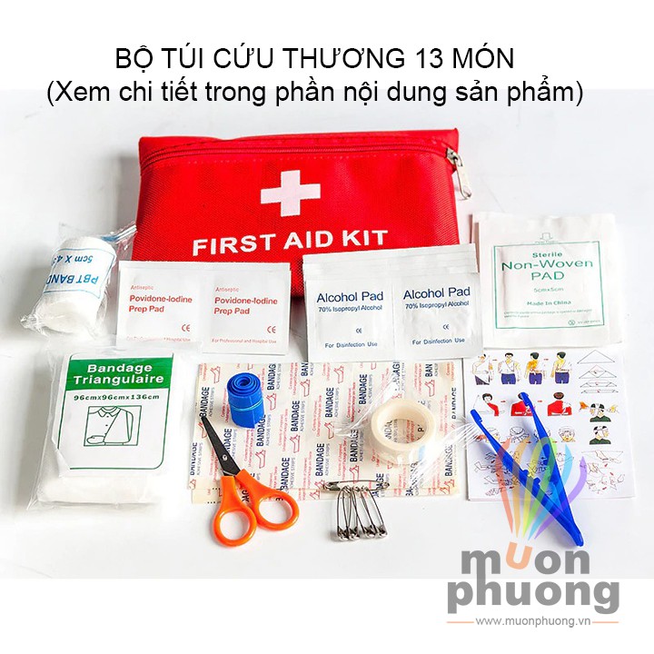 [FRSHIP 70K] Bộ dụng cụ sinh tồn dã ngoại 8 món - MUÔN PHƯƠNG SHOP