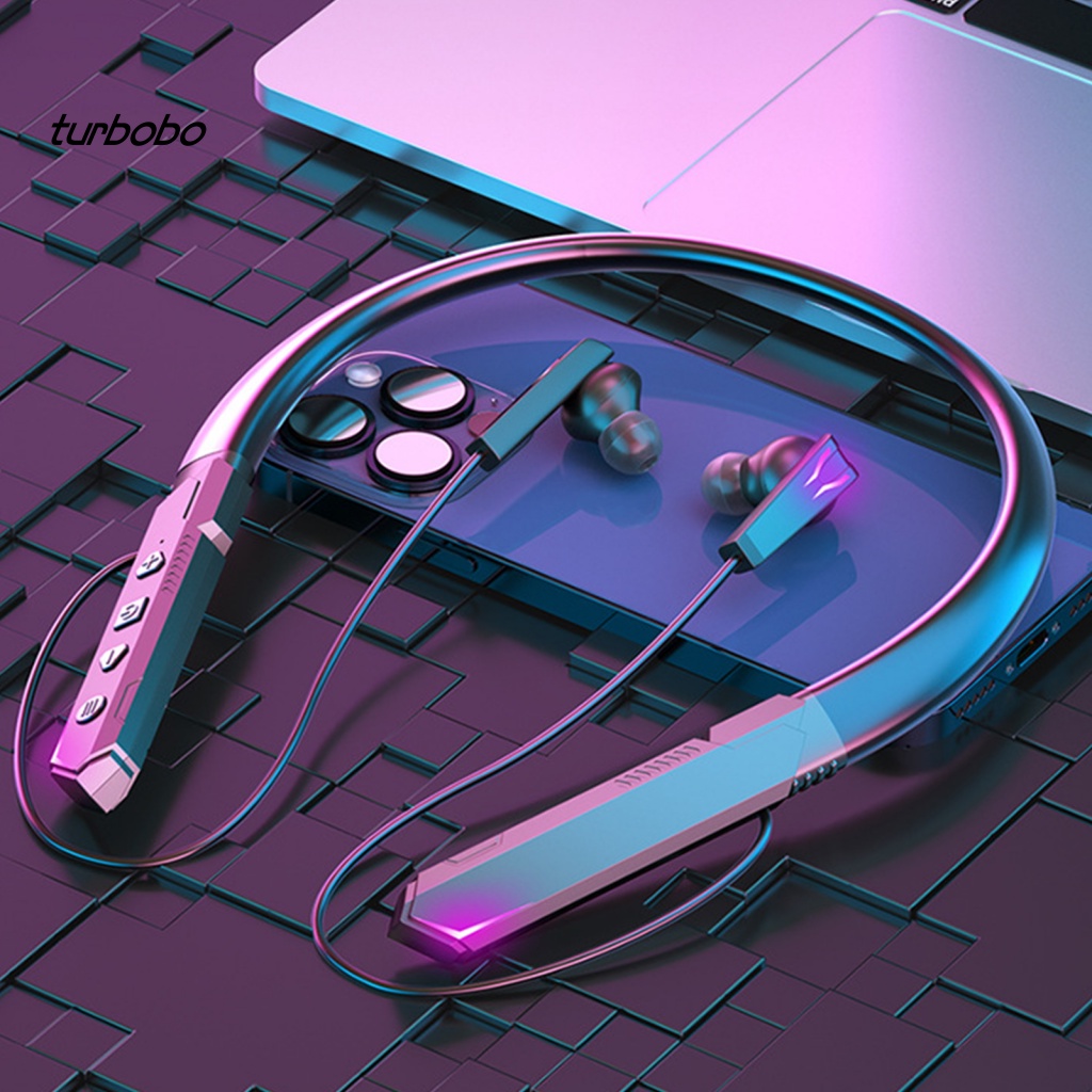 Tai Nghe Nhét Tai turbobo Không Dây Bluetooth 5.2 Có Dây Đeo Cổ Kiểu Dáng Thể Thao Thích Hợp Cho Các Hoạt Động Thể Thao
