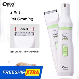 Tông đơ kèm rũa móng chó mèo codos
