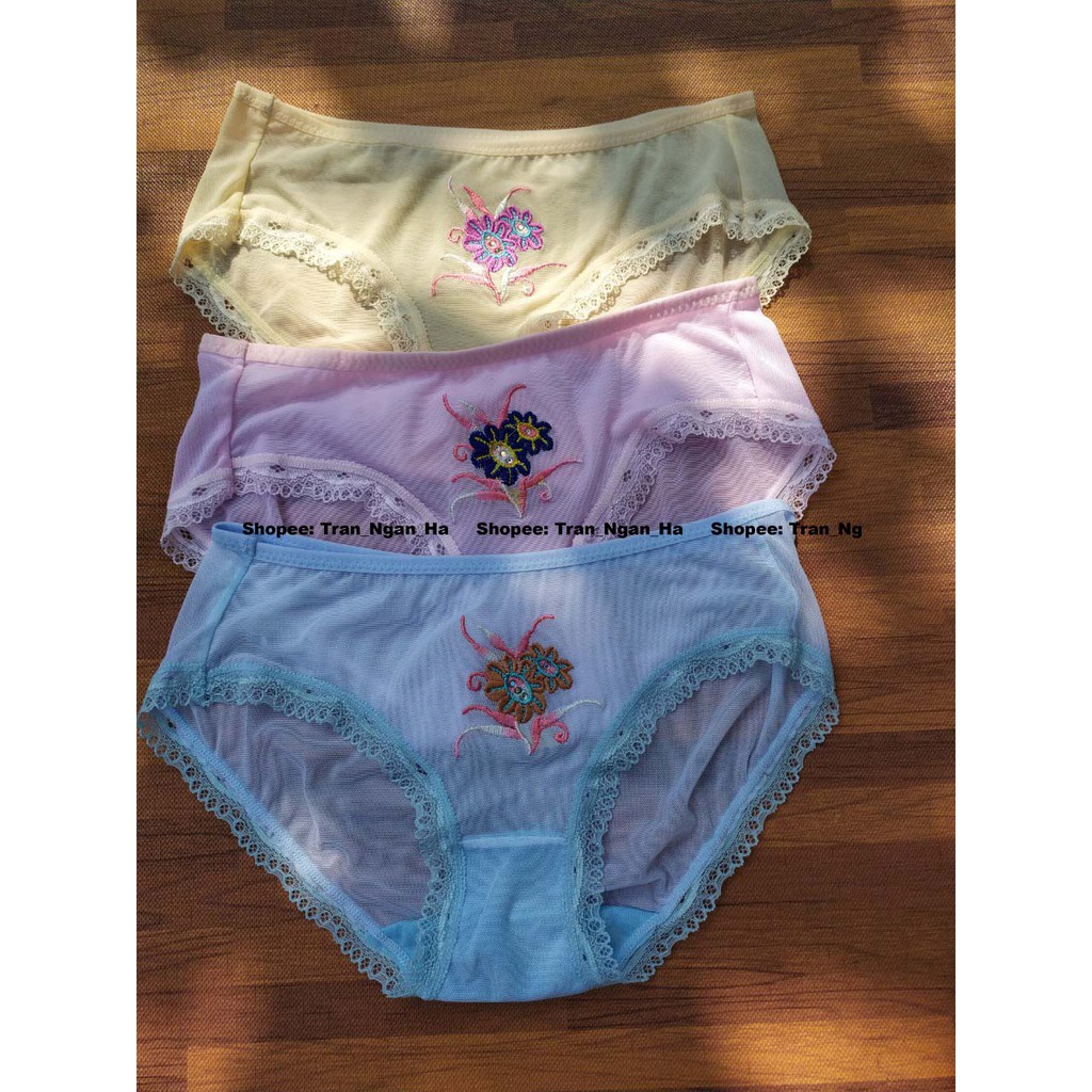 Quần lót ren xuyên thấu size nhỏ 40-46kg | BigBuy360 - bigbuy360.vn