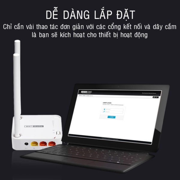 Bộ Phát WiFi TOTOLINK N200RE-V5 300Mbps (Hàng chính hãng)- Bảo hành 36 tháng. | BigBuy360 - bigbuy360.vn