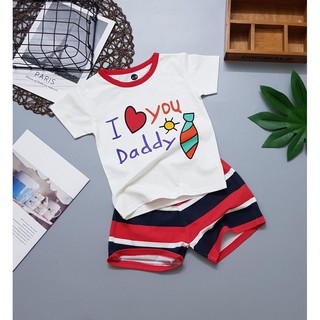 Sét bộ thun i love daddy