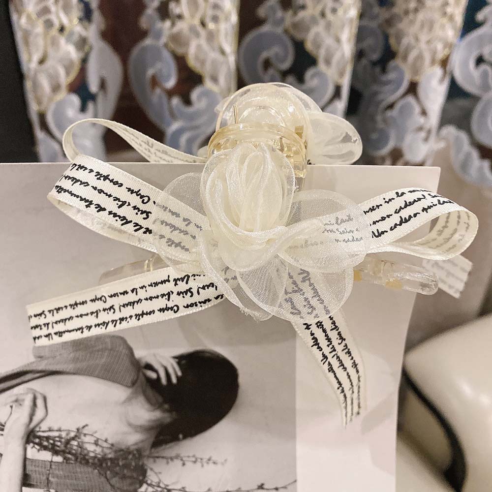 Kẹp Tóc Càng Cua Hình Hoa Hồng