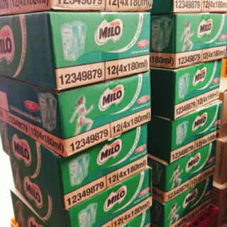 Thùng sữa Milo 48 hộp × 180ml