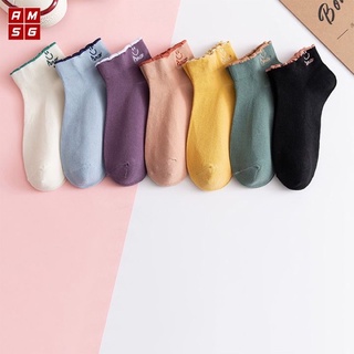 Tất Nữ Cổ Ngắn  Mặt Cười.