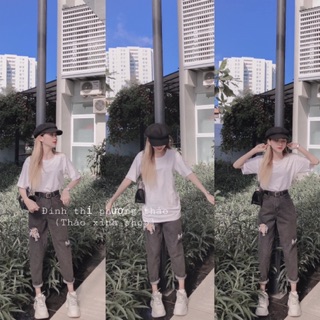 ❤️Baggy Jeans Đen Rách