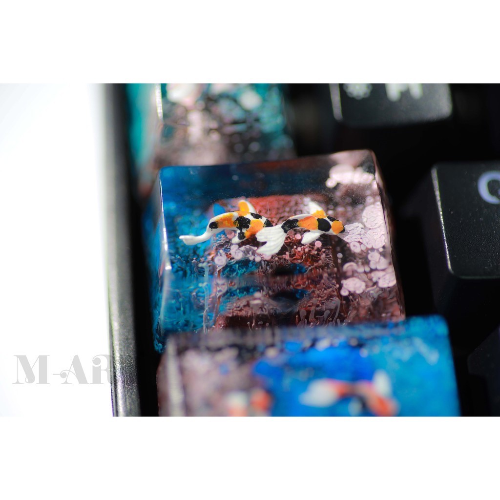 Keycap - Nút Bàn Phím Gaming - Nút Bàn Phím Cơ Cá Koi San Hô  - KC002