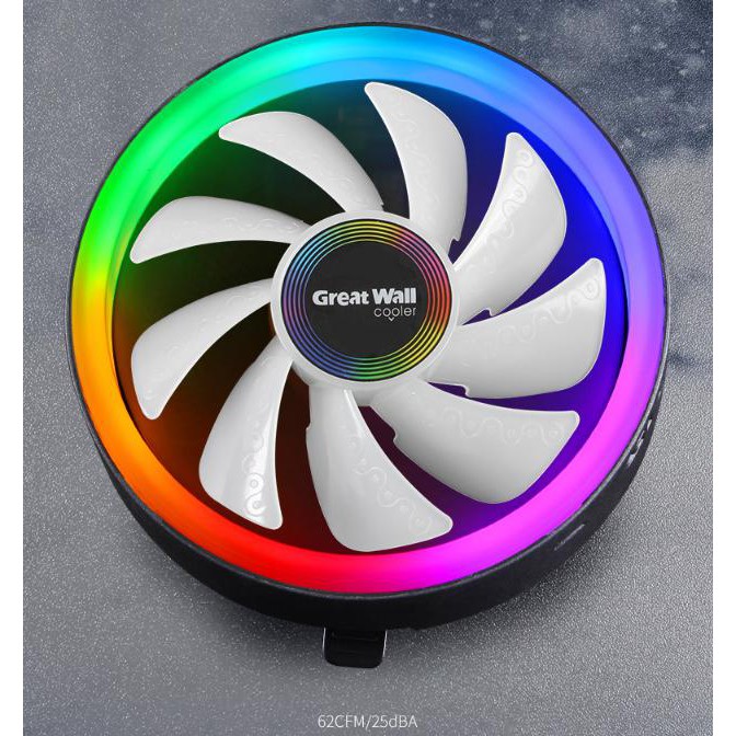 QUẠT TẢN NHIỆT CPU GREAT WALL LED RGB