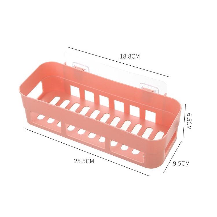 Kệ Nhựa Dán Tường nhà tắm nhà bếp để đồ đa năng