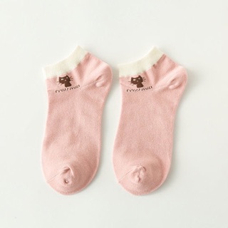 Combo 5 đôi tất mèo cổ ngắn cute