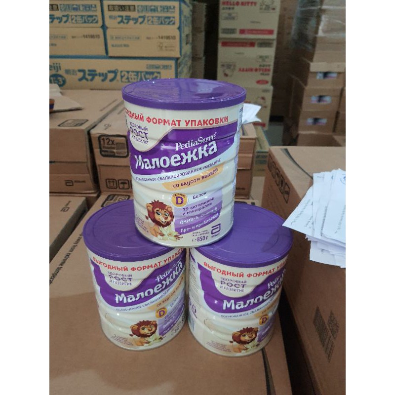 Sữa bột Pediasure Nga 850g đủ vị