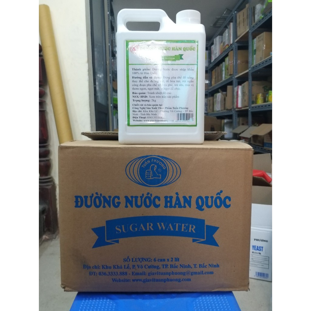 Nước đường hàn quốc 2kg dùng để pha chế đồ uống