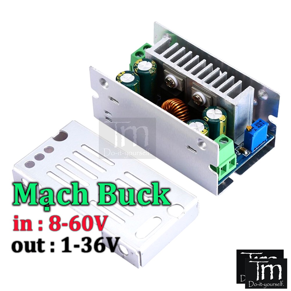 Mạch Hạ Áp Buck DC-DC 15A 200W In 8-60V