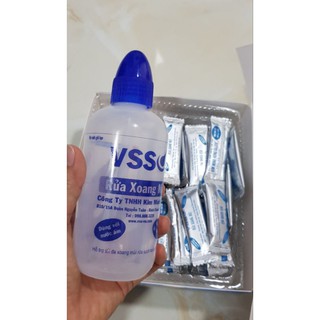 Bình rửa mũi vss ( bao gồm 1 bình xịt 240ml và 50 gói muối rửa)