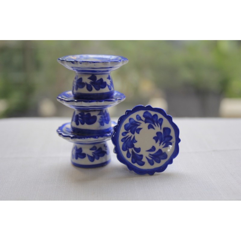 SX028 Dĩa có đế mini ( size nhỏ , mặt phẳng )3 cái