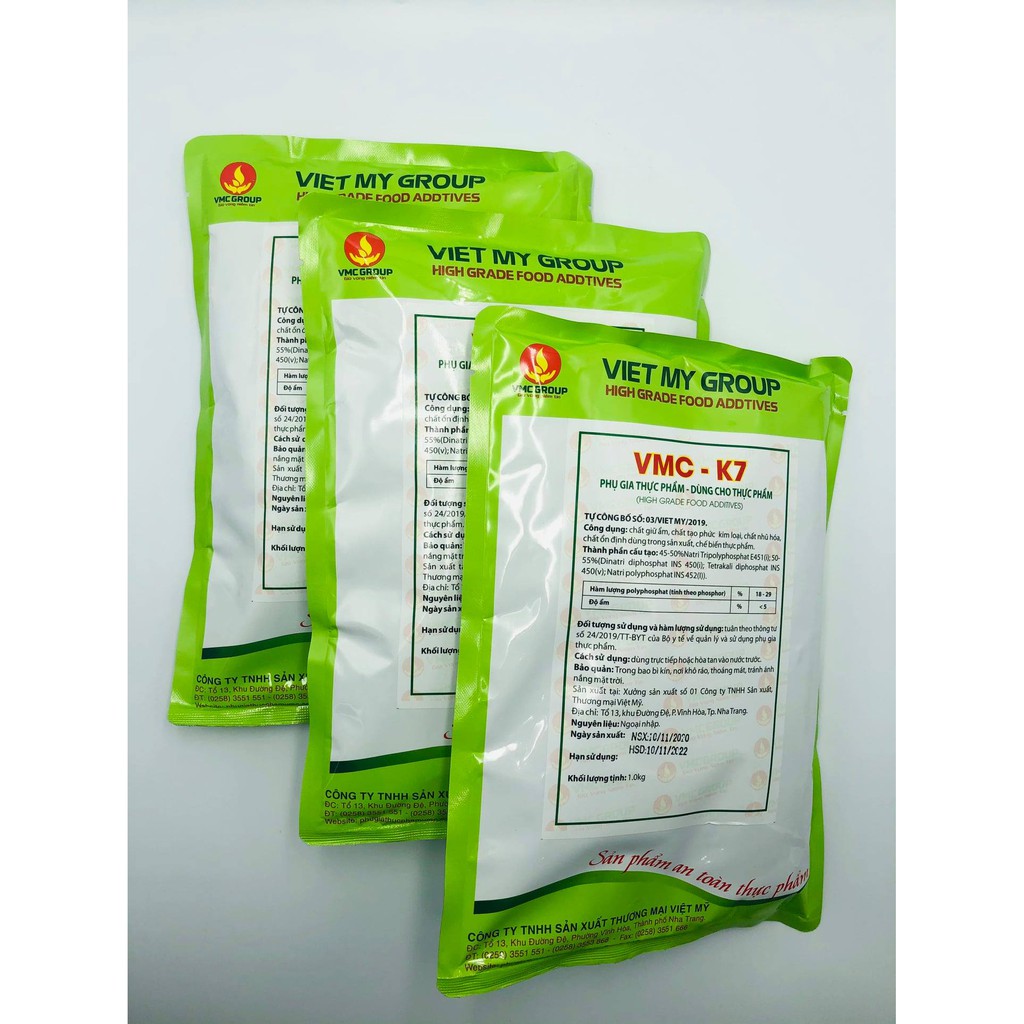 VMC K7 Phụ Gia Tạo Giòn Dai Cho Giò Chả