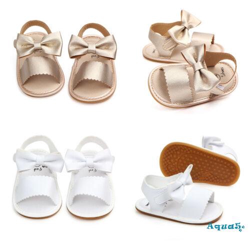 Giày Sandal Đế Mềm Đính Nơ Xinh Xắn Cho Bé Gái