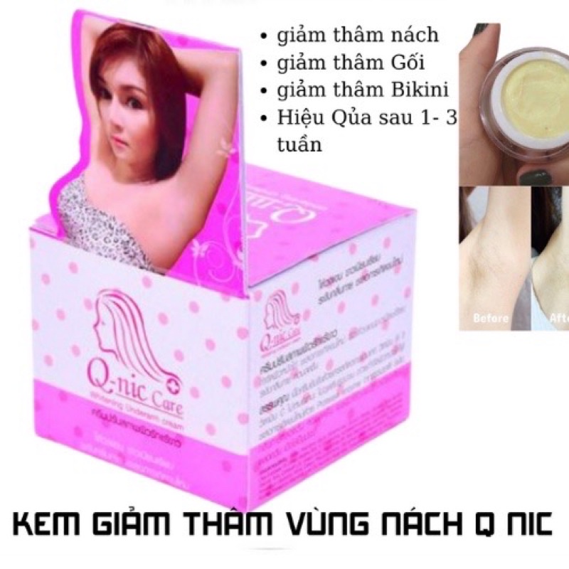 Kem giảm thâm nách Q-nic Care Whitening Underarm Cream 15g