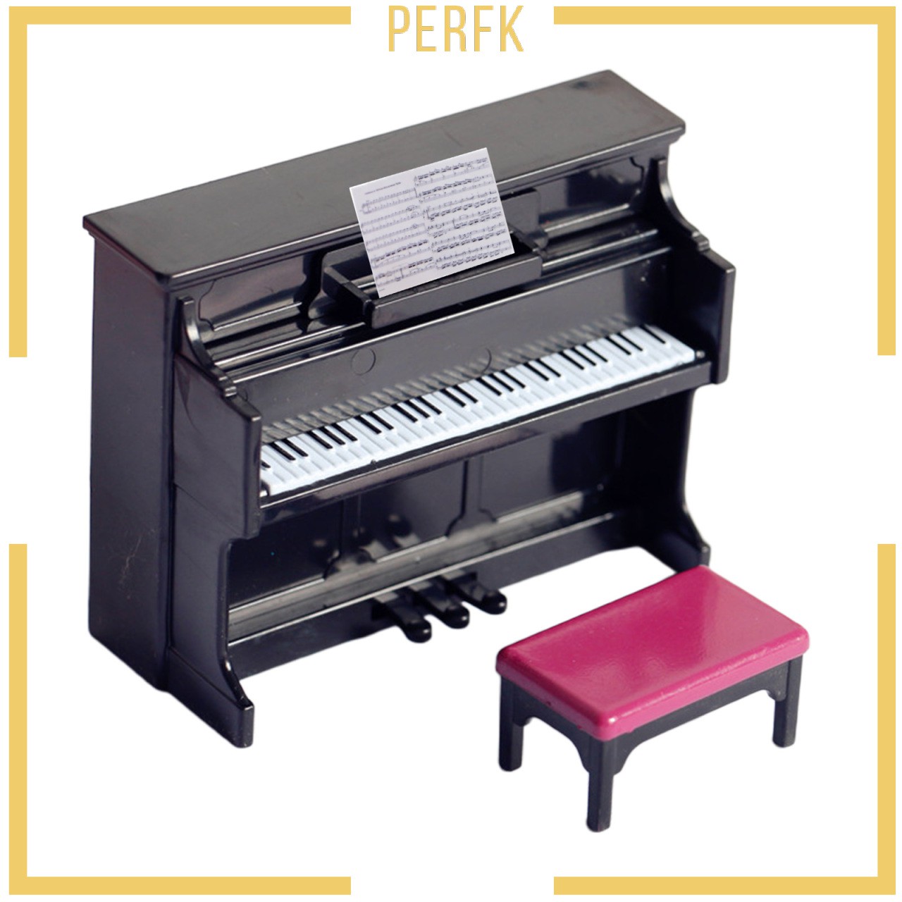 Đàn Piano Mini Tỉ Lệ 1 / 12 1 / 6 Trang Trí Nhà Búp Bê