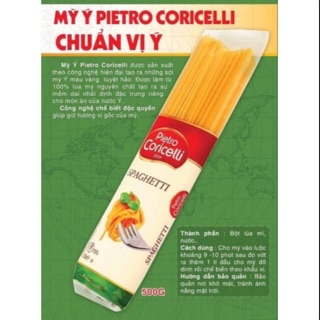 [ 12 gói Mỳ] Ý Pietro Coricelli 500gr Nhập Khẩu Ý