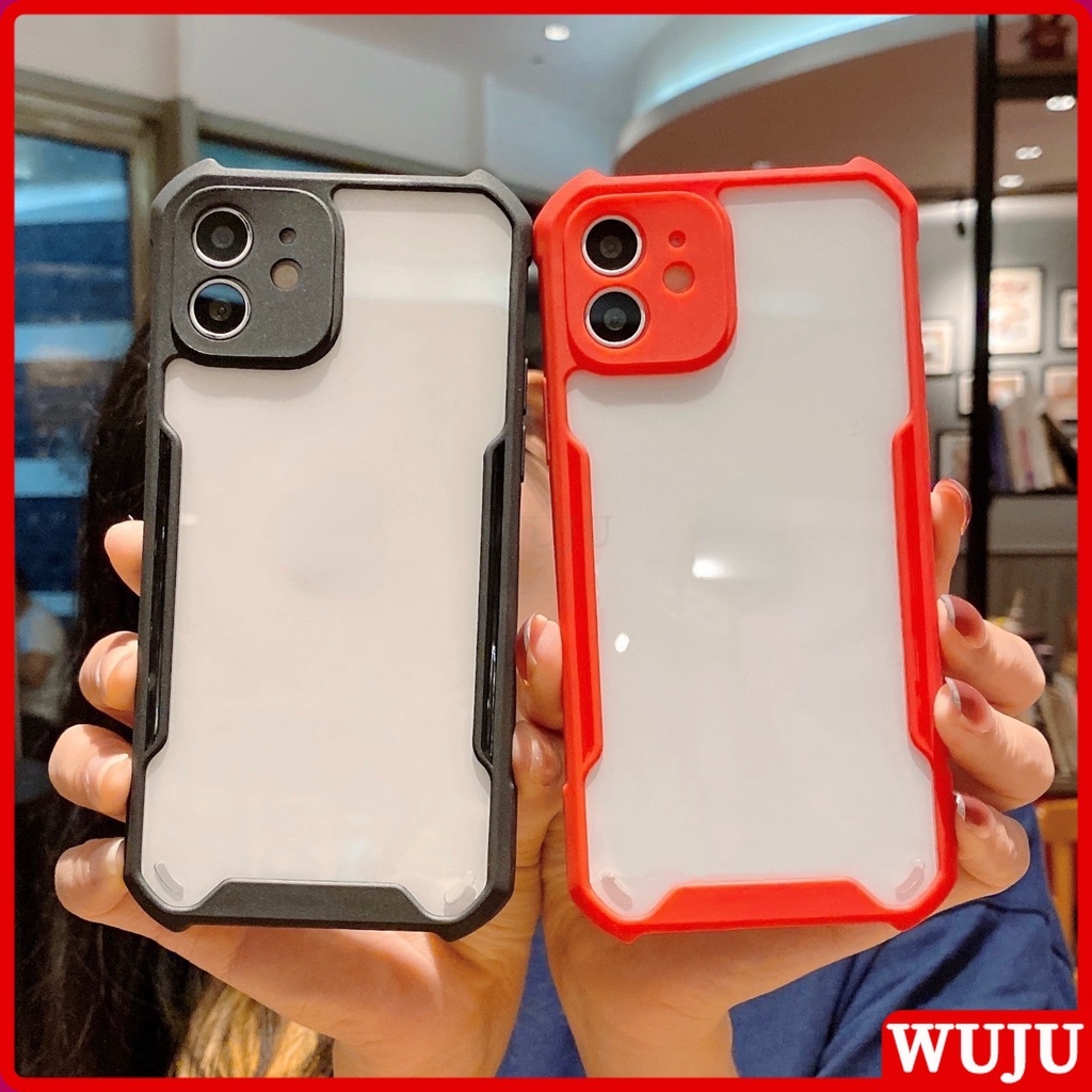 WUJU ốp lưng Thoại Silicon Mềm Trong Suốt Chống Sốc Tương thích Cho iPhone 11 12 13 14 Pro Max XR X XS 7 8 Plus