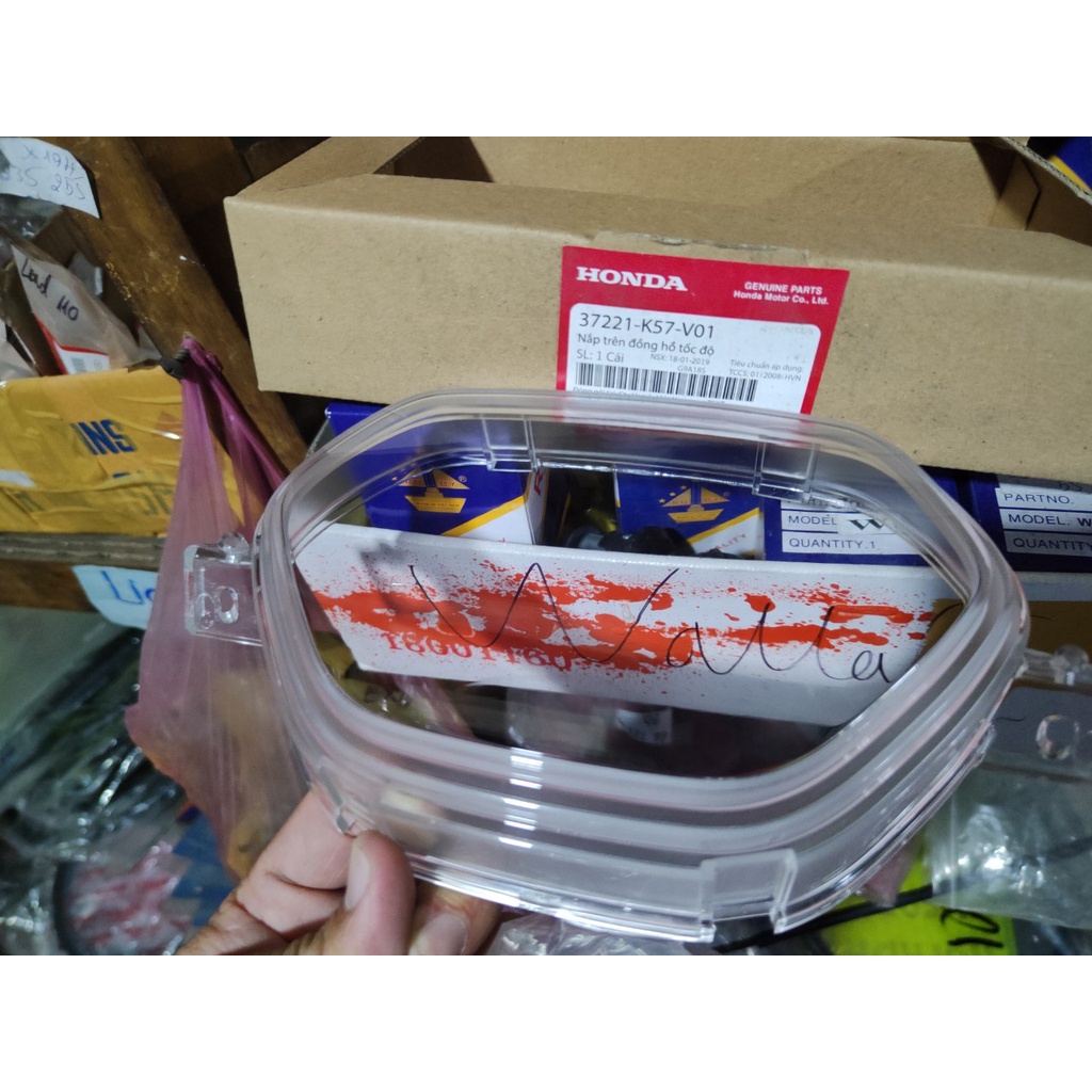 Mặt kính đồng hồ Wave alpha , Wave ZX , Wave blade số đời đầu chính hãng HONDA