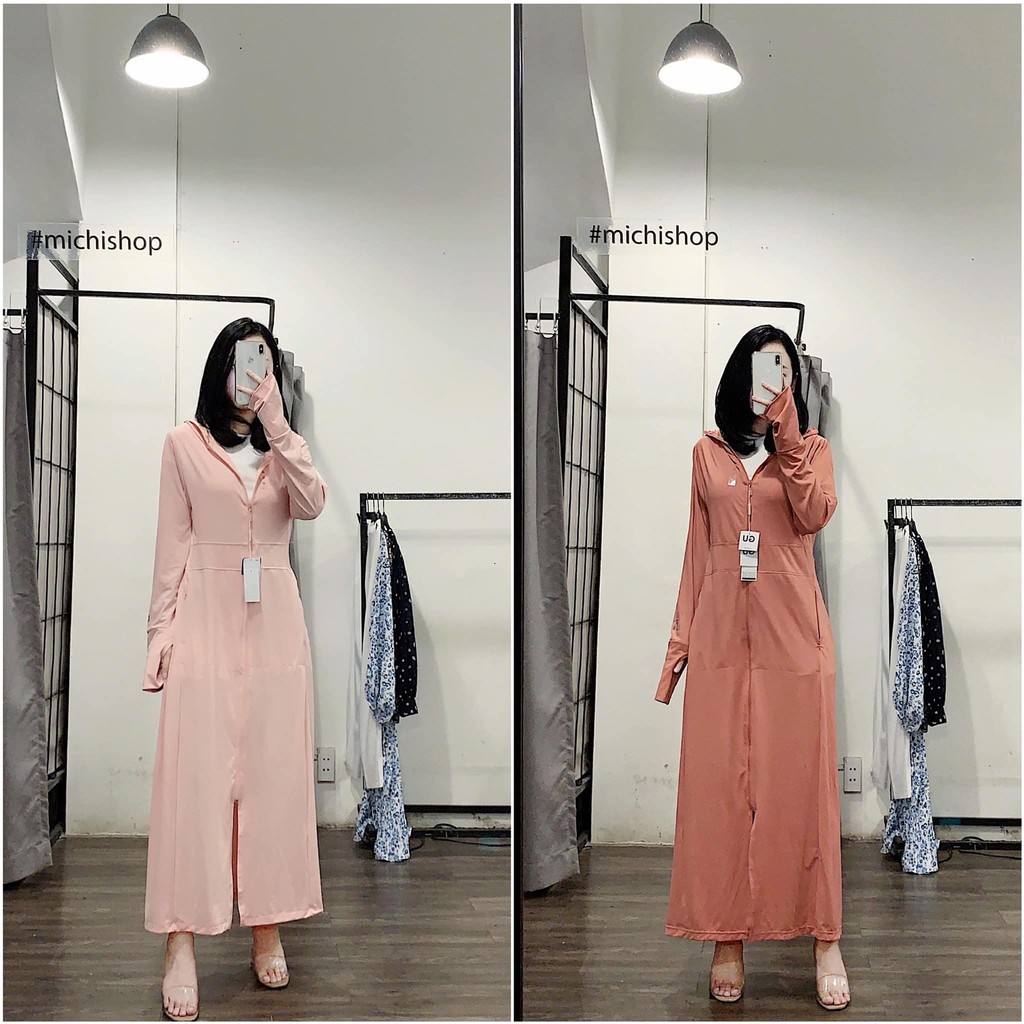 Áo chống nắng dáng dài 1 lớp - 79A13