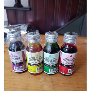 Màu Thực Phẩm BEST ODOUR Thái Lan lọ 30ml- DÙNG LÀM BÁNH, NẤU CHÈ
