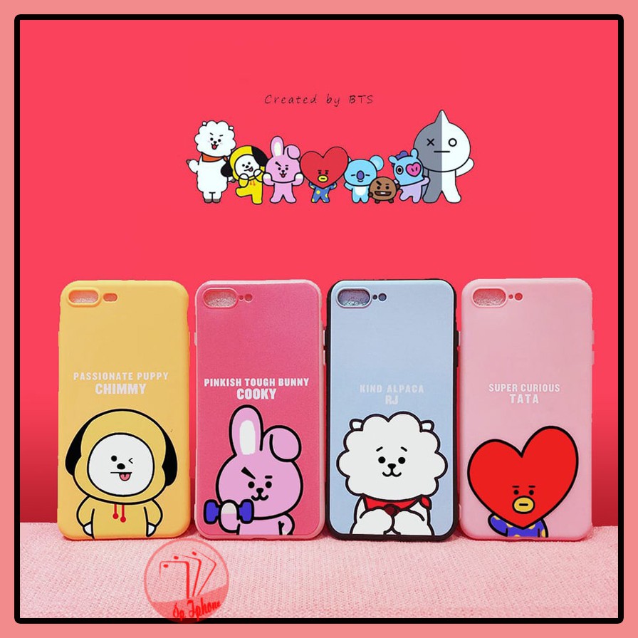 [Full Size] Ốp Iphone BT21 - Nhựa Dẻo Ôm Khít Máy