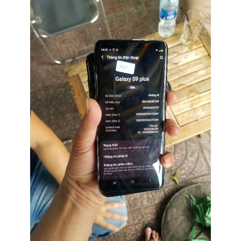 Điện thoại Samsung Galaxy S9 Plus  256G khủng Bản Hàn 2 sim