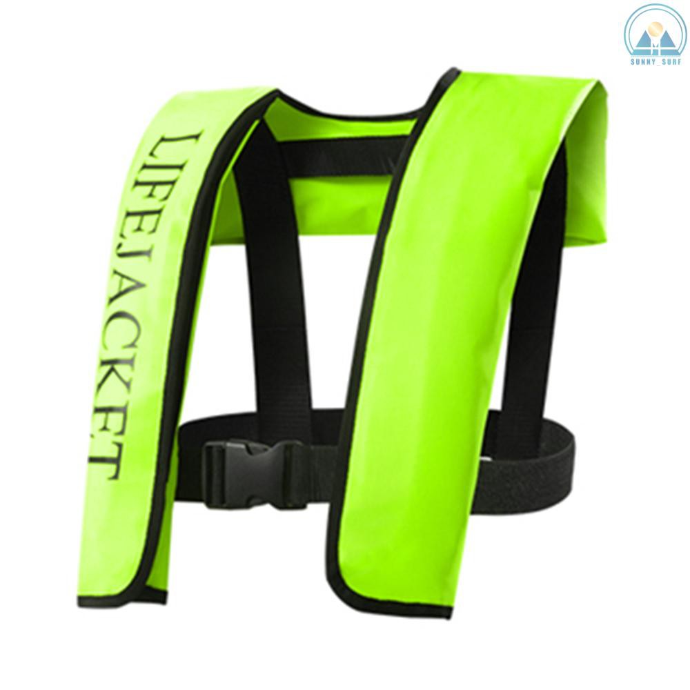 Sunny☀ Manual Inflatable Life Jacket Adult Life Vest Water Sports Swiming Fishing Survival Jacket